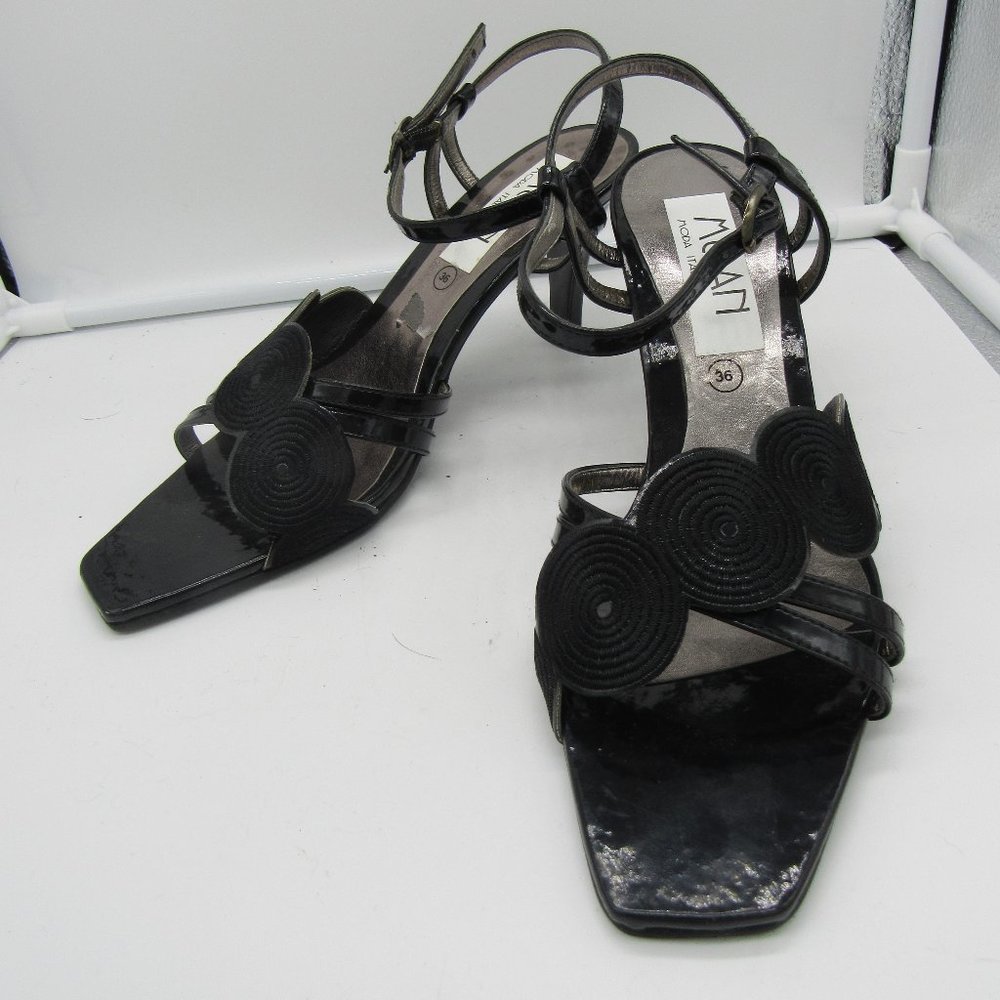 MELAN MODA ITALY BLACK SIZE 6 (36) DRESS SHOE. NIB.